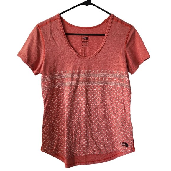 The North Face Flashdry Ditzy Print Short Sleeve Shirt Top Women's Size S - Picture 1 of 9